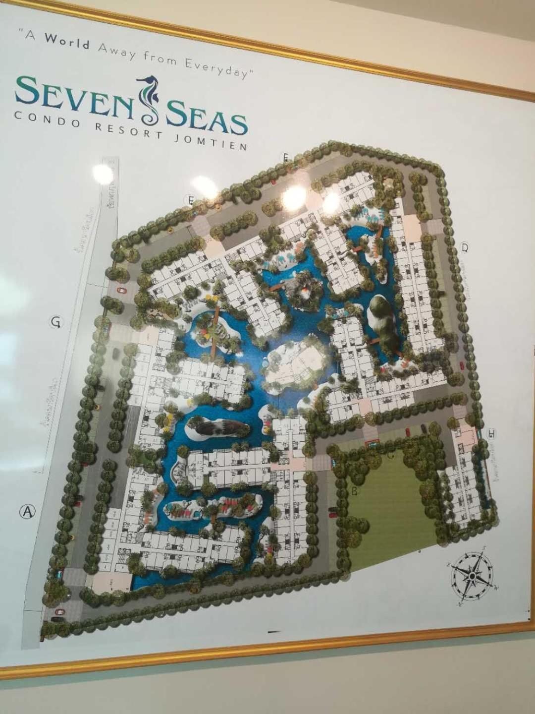 Seven Seas Condo G619/E519 Jomtien Beach Exterior foto